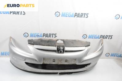 Предна броня за Peugeot 307 Hatchback (08.2000 - 12.2012), хечбек, позиция: предна