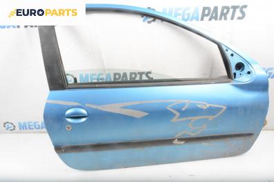 Врата за Peugeot 206 Hatchback (08.1998 - 12.2012), 2+1 вр., хечбек, позиция: предна, дясна