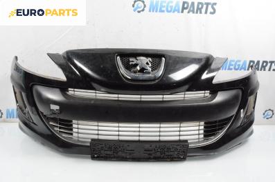 Предна броня за Peugeot 308 Hatchback I (09.2007 - 12.2016), хечбек, позиция: предна
