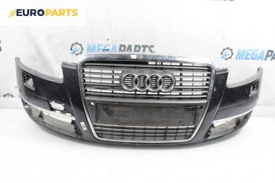 Предна броня за Audi A6 Sedan C6 (05.2004 - 03.2011), седан, позиция: предна