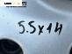 Алуминиеви джанти за Peugeot 206 Hatchback (08.1998 - 12.2012) 14 цола, ширина 5.5 (Цената е за комплекта)
