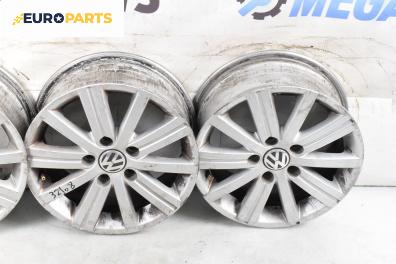Алуминиеви джанти за Volkswagen Golf VI Hatchback (10.2008 - 02.2014) 15 цола, ширина 6.5, ET 50 (Цената е за комплекта)