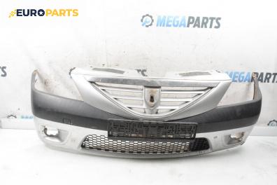 Предна броня за Dacia Logan MCV I (02.2007 - 02.2013), комби, позиция: предна