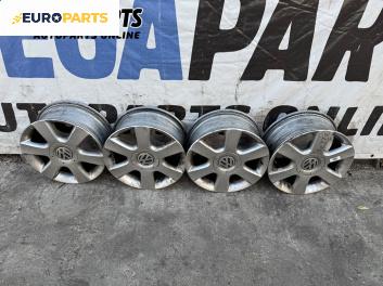 Алуминиеви джанти за Volkswagen Touran Minivan I (02.2003 - 05.2010) 16 цола, ширина 6.5 (Цената е за комплекта)