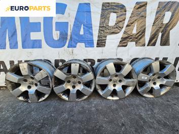 Алуминиеви джанти за Peugeot 5008 Minivan (06.2009 - 03.2017) 16 цола, ширина 7 (Цената е за комплекта)