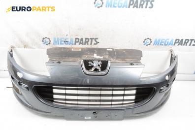 Предна броня за Peugeot 407 Sedan (02.2004 - 12.2011), седан, позиция: предна