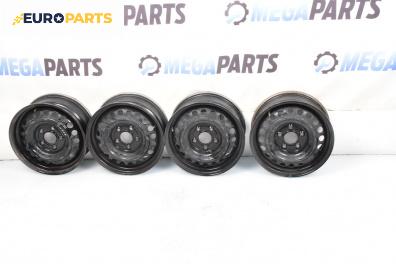 Стоманени джанти за Kia Cee'd Hatchback I (12.2006 - 12.2012) 15 цола, ширина 6 J, ET 46 (Цената е за комплекта)