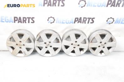 Алуминиеви джанти за Nissan Micra III Hatchback (01.2003 - 06.2010) 15 цола, ширина 5.5 (Цената е за комплекта)