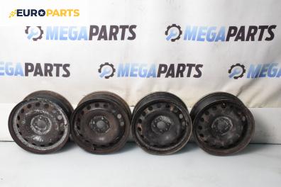 Стоманени джанти за Lancia Lybra Sedan (07.1999 - 10.2005) 15 цола, ширина 6 (Цената е за комплекта)