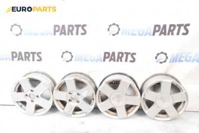 Алуминиеви джанти за Ford Fiesta V Hatchback (11.2001 - 03.2010) 15 цола, ширина 6 (Цената е за комплекта)