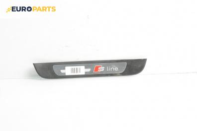 Лайсна (облицовка) на праг  за Audi A6 Sedan C7 (11.2010 - 09.2018), 4+1 вр., седан, позиция: предна, лява