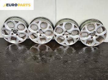 Алуминиеви джанти за Citroen C3 Hatchback II (11.2009 - 07.2016) 16 цола, ширина 6 (Цената е за комплекта)