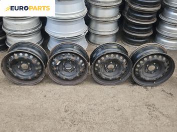 Стоманени джанти за Renault Megane III Hatchback (11.2008 - 12.2015) 15 цола, ET 43 (Цената е за комплекта)