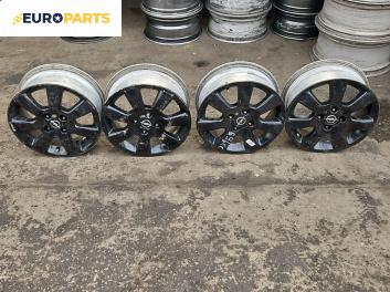 Алуминиеви джанти за Opel Astra H Hatchback (01.2004 - 05.2014) 15 цола, ширина 6 J (Цената е за комплекта)