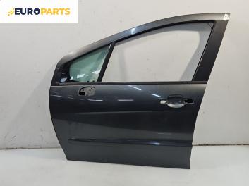 Врата за Peugeot 308 Hatchback I (09.2007 - 12.2016), 4+1 вр., хечбек, позиция: предна, лява