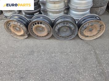 Стоманени джанти за Opel Corsa D Hatchback (07.2006 - 08.2014) 15 цола, ширина 6, ET 39 (Цената е за комплекта)