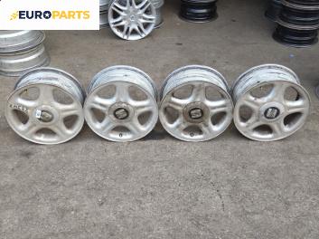 Алуминиеви джанти за Seat Ibiza II Hatchback (Facelift) (08.1999 - 02.2002) 15 цола, ширина 6, ET 38 (Цената е за комплекта)