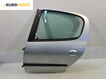 Врата за Peugeot 206 Hatchback (08.1998 - 12.2012), 4+1 вр., хечбек, позиция: задна, лява
