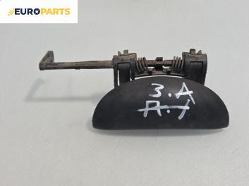 Външна дръжка за Peugeot 206 Hatchback (08.1998 - 12.2012), 4+1 вр., хечбек, позиция: задна, дясна