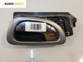 Вътрешна дръжка за Peugeot 307 Station Wagon (03.2002 - 12.2009), 4+1 вр., комби, позиция: предна, лява, № 9643604577