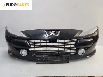 Предна броня за Peugeot 307 Hatchback (08.2000 - 12.2012), хечбек, позиция: предна