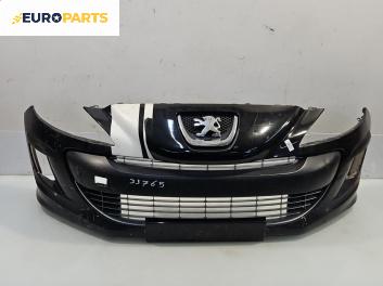 Предна броня за Peugeot 308 Hatchback I (09.2007 - 12.2016), хечбек, позиция: предна