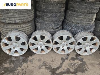 Алуминиеви джанти за Peugeot 307 Break (03.2002 - 12.2009) 15 цола, ширина 6 (Цената е за комплекта)