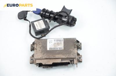 Компютър с контактен ключ за Fiat Punto Hatchback (09.1993 - 09.1999) 55 1.1, 54 к.с., № Magneti Marelli IAW 16F.EB