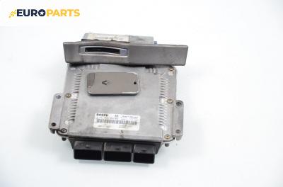 Компютър с четец и карта за Renault Laguna II Grandtour (03.2001 - 12.2007) 1.9 dCi (KG0G), 120 к.с., № Bosch 0 281 010 556