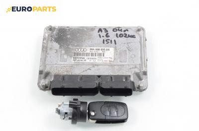 Компютър с контактен ключ за Audi A3 Hatchback II (05.2003 - 08.2012) 1.6, 102 к.с., № 06A 906 033 DS