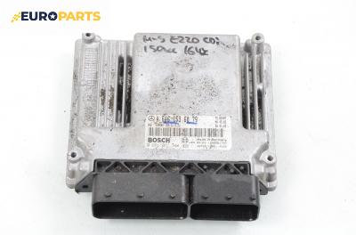 Компютър двигател за Mercedes-Benz E-Class Estate (S211) (03.2003 - 07.2009) E 220 T CDI (211.206), 150 к.с., № Bosch 0 281 011 344