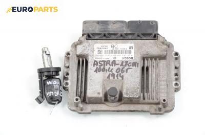 Компютър с контактен ключ за Opel Astra H Hatchback (01.2004 - 05.2014) 1.7 CDTI, 100 к.с., № Bosch 0 281 012 694