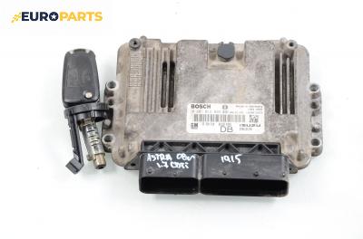 Компютър с контактен ключ за Opel Astra H Hatchback (01.2004 - 05.2014) 1.7 CDTI, 100 к.с., № BOSCH 0 281 012 694