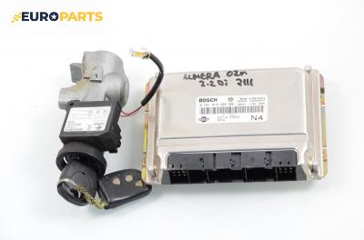 Компютър с контактен ключ и имобилайзер за Nissan Almera II Hatchback (01.2000 - 12.2006) 2.2 Di, 110 к.с., № BOSCH 0 281 010 809
