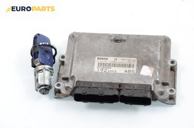 Компютър с контактен ключ за Fiat Stilo Hatchback (10.2001 - 11.2010) 1.9 JTD (192_XE1A), 115 к.с., № BOSCH 0 281 011 396