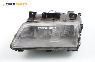 Фар за Peugeot 405 I Sedan (01.1987 - 12.1993), седан, позиция: лява