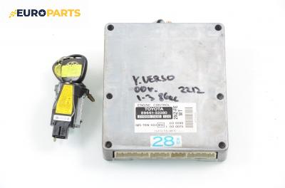 Компютър с контактен ключ за Toyota Yaris Verso (08.1999 - 09.2005) 1.3 (NCP22), 86 к.с., № 89661-52280