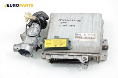 Компютър с контактен ключ и имобилайзер за Land Rover Freelander SUV I (02.1998 - 10.2006) 2.0 DI 4x4, 98 к.с., № Bosch 0 281 010 113