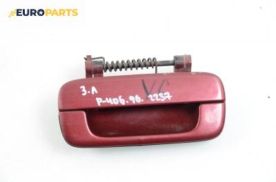 Външна дръжка за Peugeot 406 Sedan (08.1995 - 01.2005), седан, позиция: задна, лява