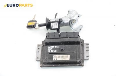 Компютър с контактен ключ и имобилайзер за Nissan Micra III Hatchback (01.2003 - 06.2010) 1.2 16V, 80 к.с., № MEC32-040 F3 3417