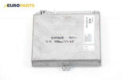 Компютър двигател за Renault Espace II Minivan (01.1991 - 12.1996) 2.2 (J/S637, J63G), 108 к.с., № S100820101