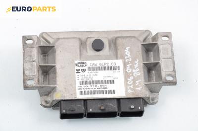 Компютър с контактен ключ за Peugeot 206 Station Wagon (07.2002 - ...) 1.4 16V, 88 к.с., № IAW 6LP2.03