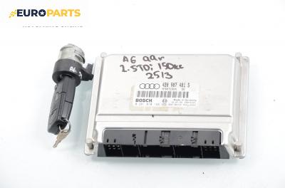 Компютър с контактен ключ за Audi A6 Sedan C5 (01.1997 - 01.2005) 2.5 TDI, 150 к.с., № Bosch 0 281 010 148