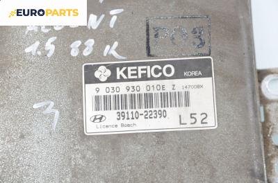 Компютър двигател за Hyundai Accent I Sedan (10.1994 - 01.2000) 1.5 i 12V, 88 к.с., № 39910-22390