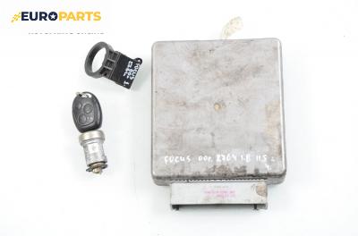 Компютър с контактен ключ и имобилайзер за Ford Focus I Hatchback (10.1998 - 12.2007) 1.8 16V, 115 к.с., № 1S4F-12A650-AJB
