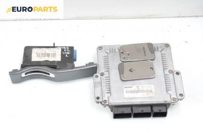 Компютър с четец и карта за Renault Laguna II Hatchback (03.2001 - 12.2007) 1.9 dCi (BG08, BG0G), 120 к.с., № Bosch 0 281 011 101