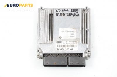 Компютър двигател за BMW X3 Series E83 (01.2004 - 12.2011) 3.0 d, 204 к.с., № Bosch 0 281 011 414