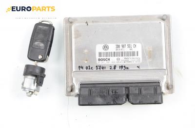 Компютър с контактен ключ за Volkswagen Passat Variant B5.5 (09.2000 - 08.2005) 2.8 4motion, 193 к.с., №  Bosch 0 261 207 469