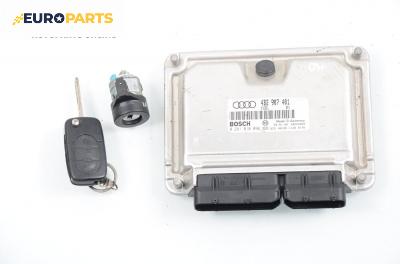 Компютър с контактен ключ за Audi A6 Allroad  C5 (05.2000 - 08.2005) 2.5 TDI quattro, 180 к.с., № Bosch 0 281 010 096