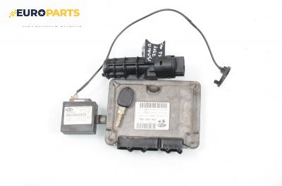Компютър с контактен ключ и имобилайзер за Fiat Brava Hatchback (10.1995 - 06.2003) 1.6 16V (182.BB), 103 к.с., № IAW 49F.B9